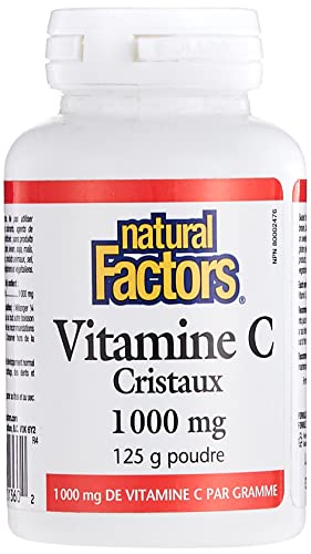 Natural Factors Vitamin C Crystals, 125 GR