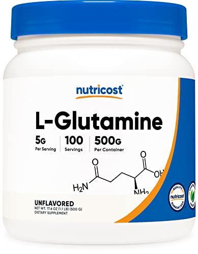 Nutricost L-Glutamine Powder (500 Grams) Unflavored