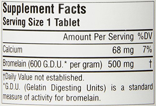 Source Naturals Bromelain 500 mg, 120 Count