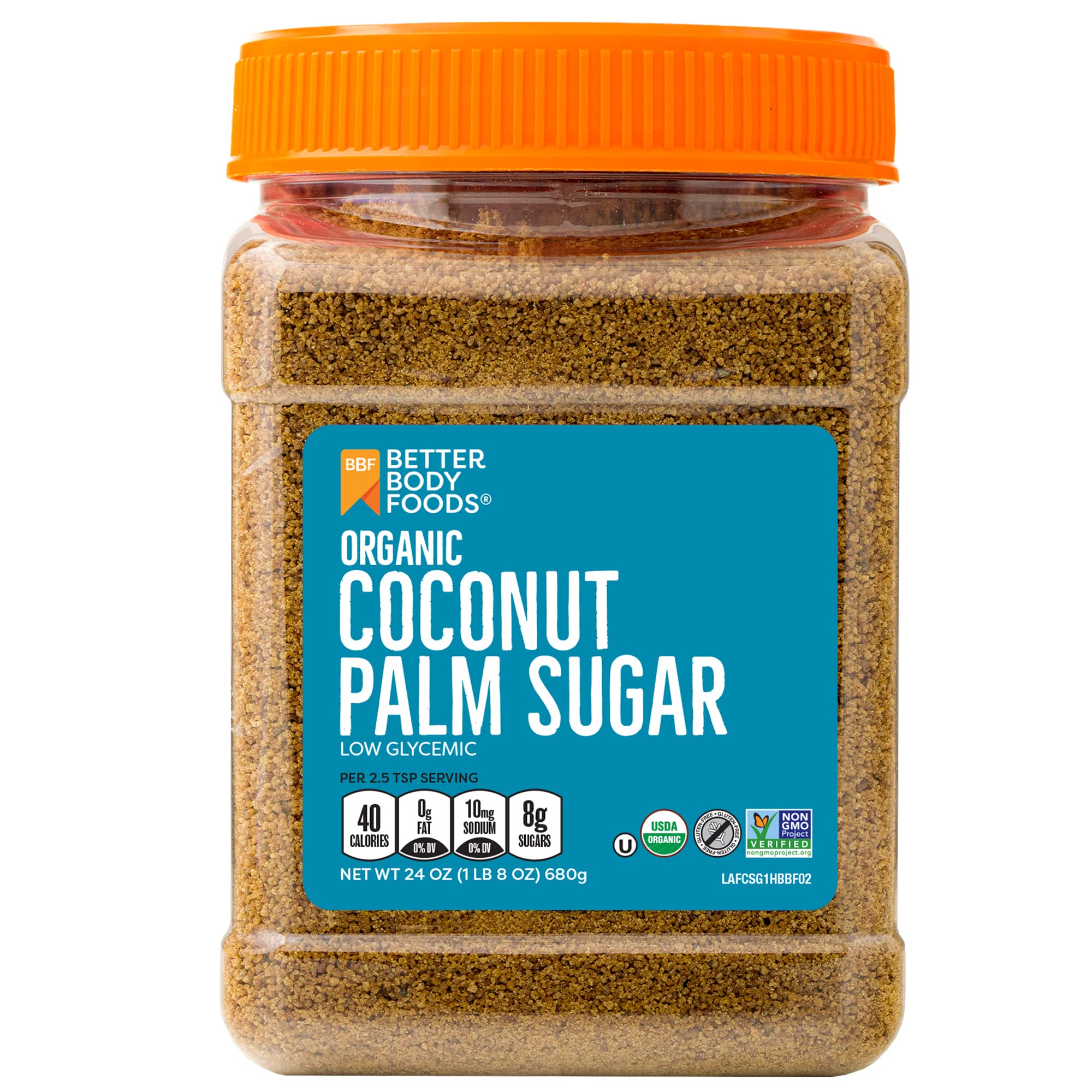 BetterBody Foods Organic Coconut Palm Sugar